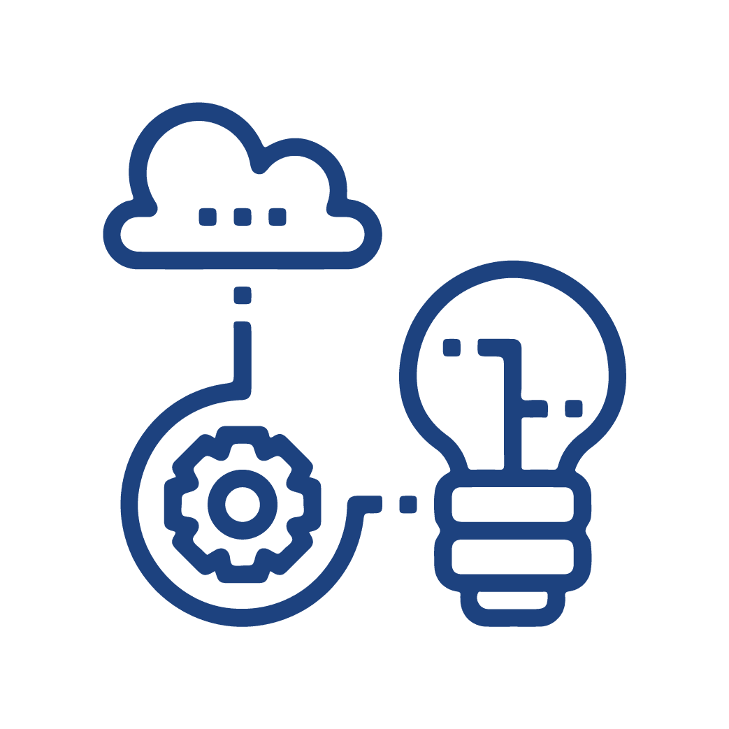 Cloud strategy icon