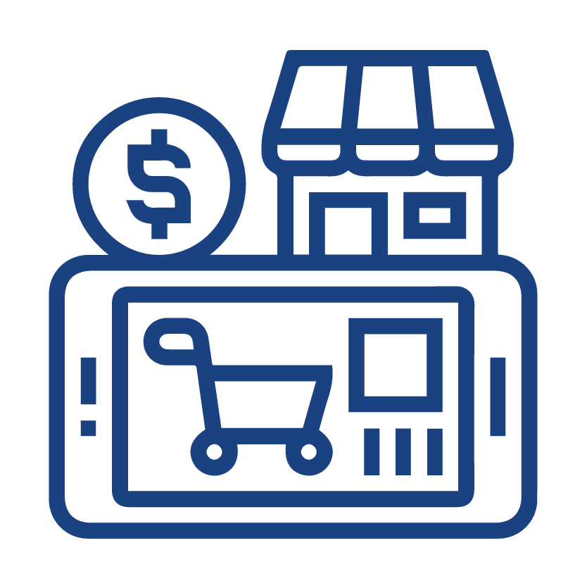 Multi-channel retail platform icon