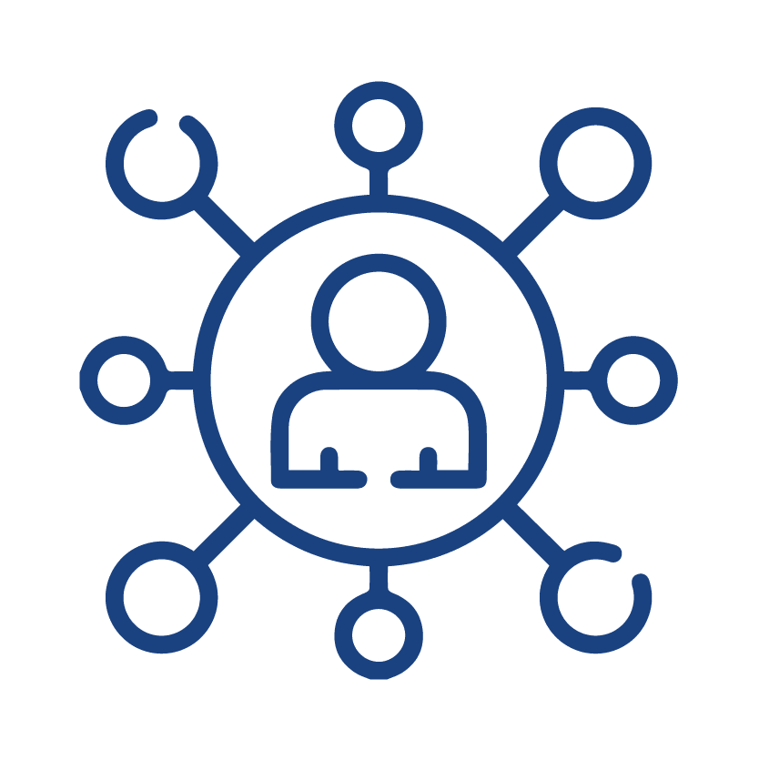 Omnichannel travel bookings icon