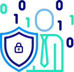 Human based threat hunting icon
